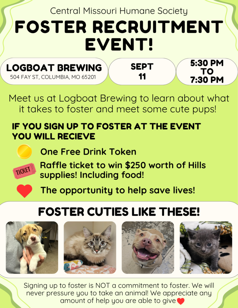 flyer with event information